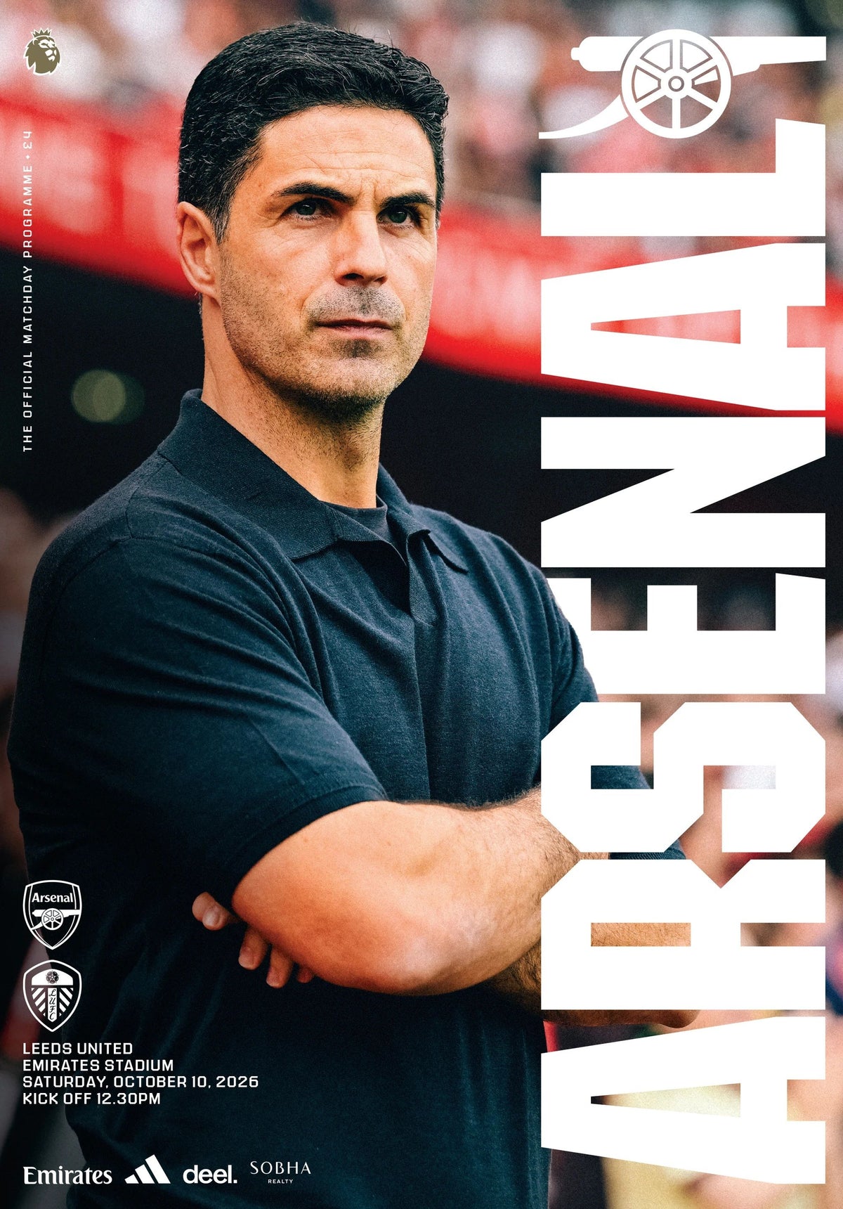 Arsenal 2026/2027 Official Home Matchday Programmes