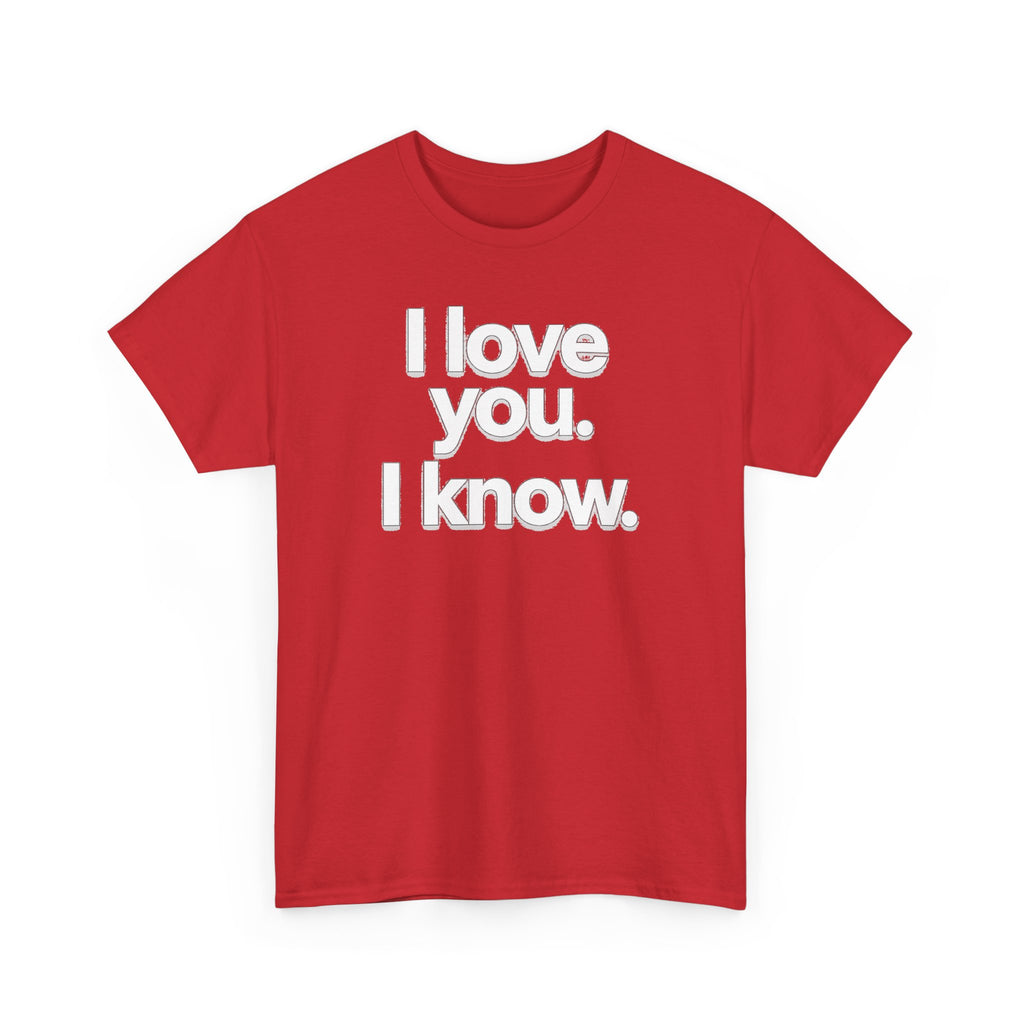 I Love You I Know Saying T‑Shirt from Star Wars