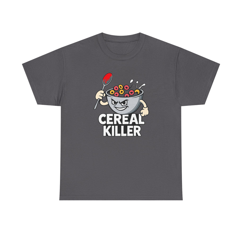 Cereal Killer Graphic Tee — Funny Breakfast Cartoon T‑Shirt