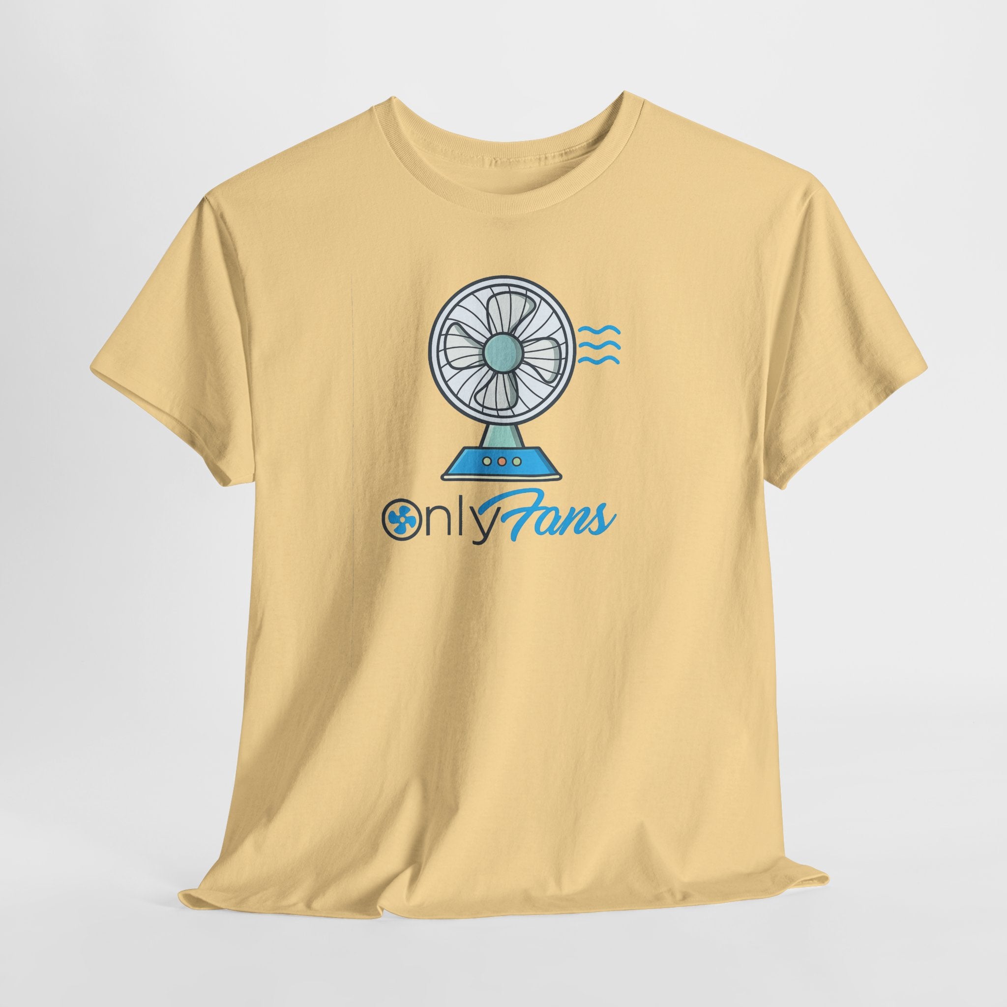 Only Fans Graphic Tee — Cute Fan Illustration Novelty T-Shirt