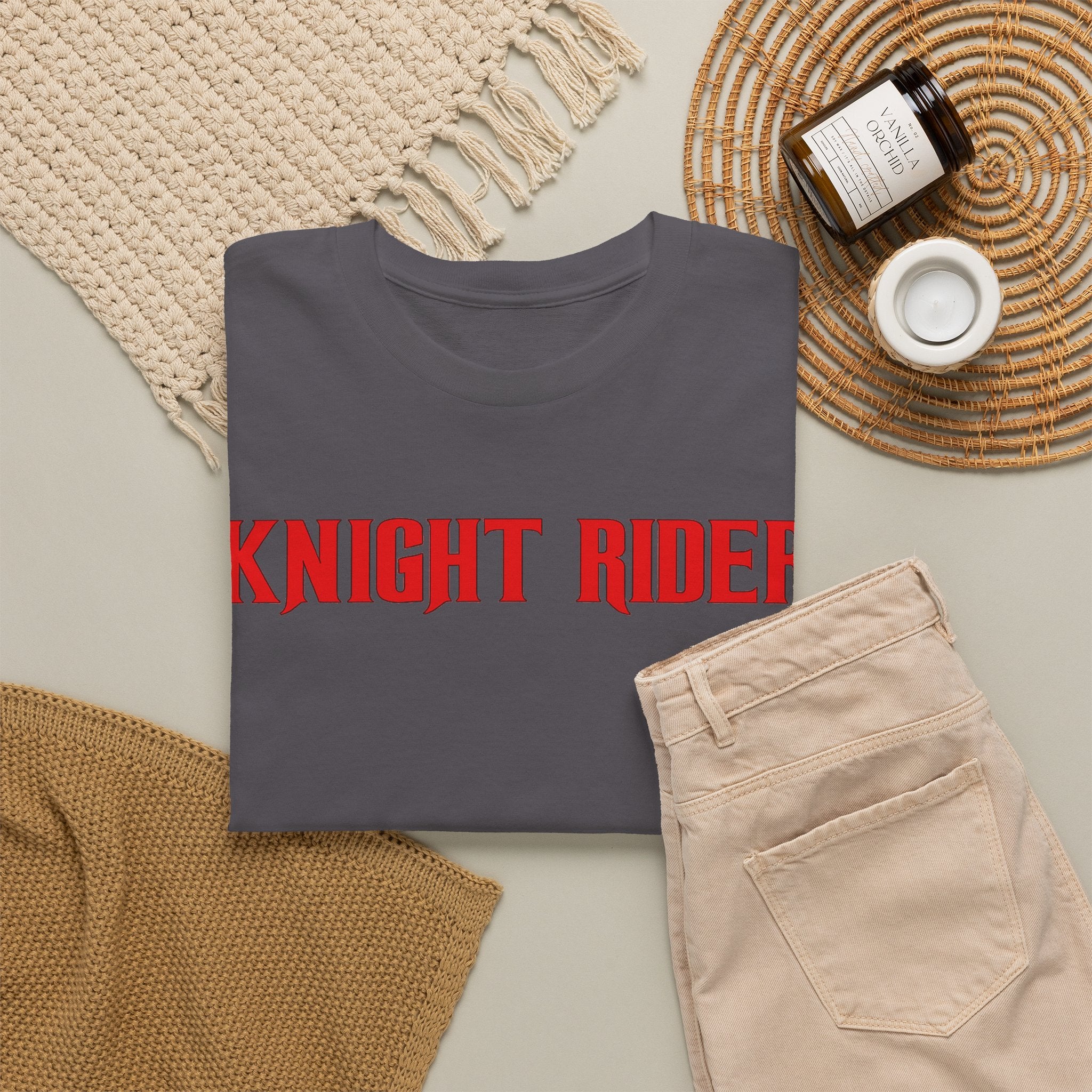 Knight Rider Tee — Retro TV Car Graphic T-Shirt