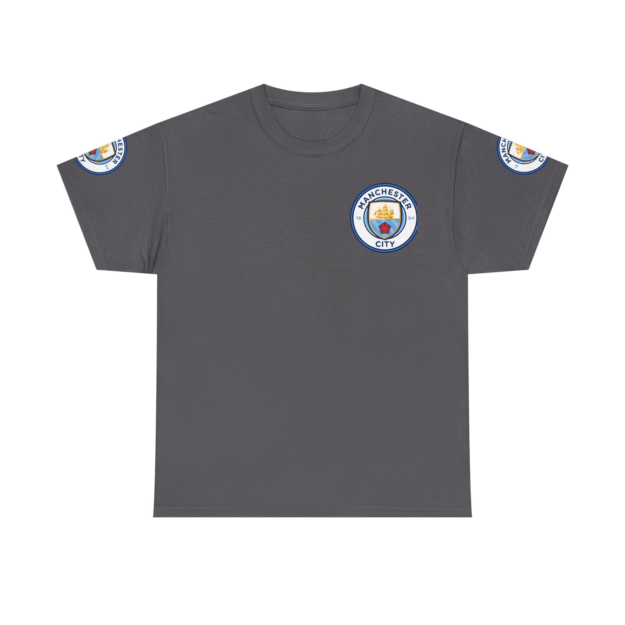 Manchester City Crest T-Shirt — Football Club Logo Tee