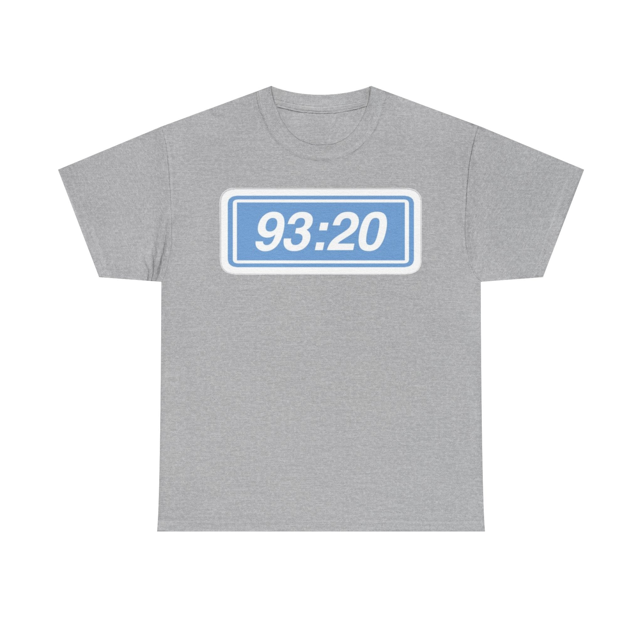Manchester City 93:20 Tee — Minimal Retro Graphic T‑Shirt