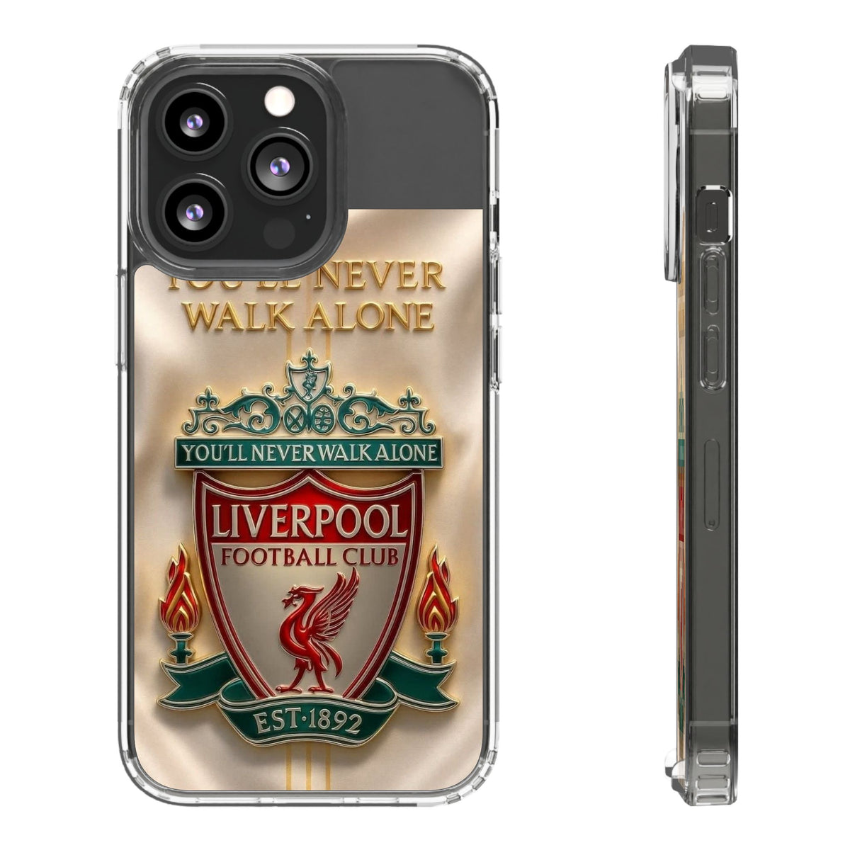 Liverpool FC 'You'll Never Walk Alone' Clear Phone Case
