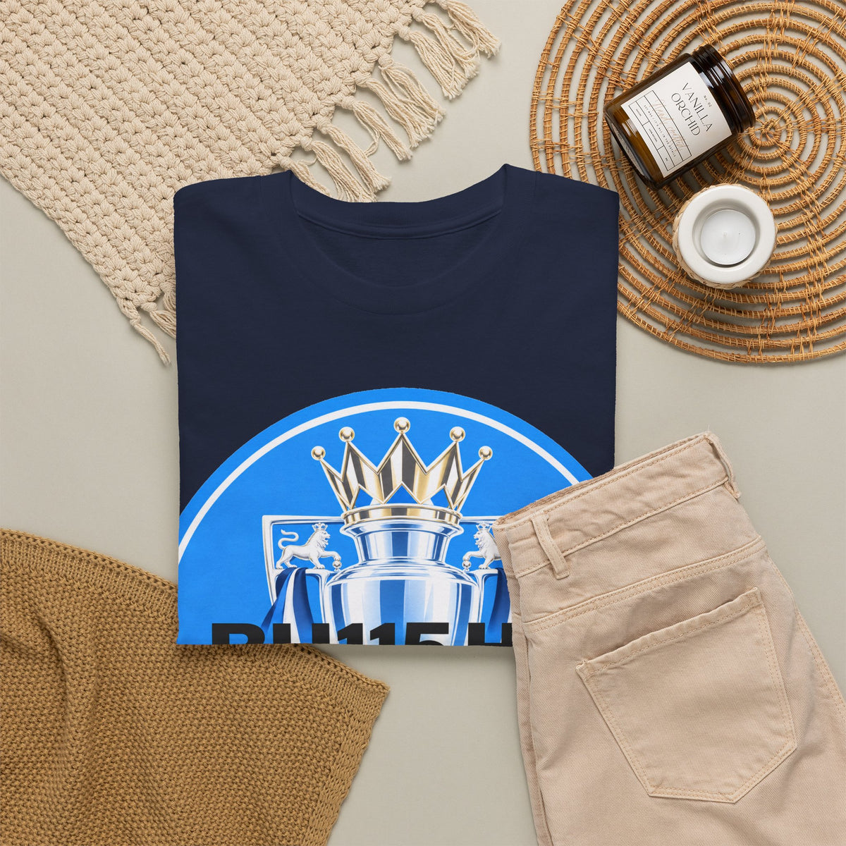 Manchester City 'BU115 HIT' Fan Cotton T-Shirt