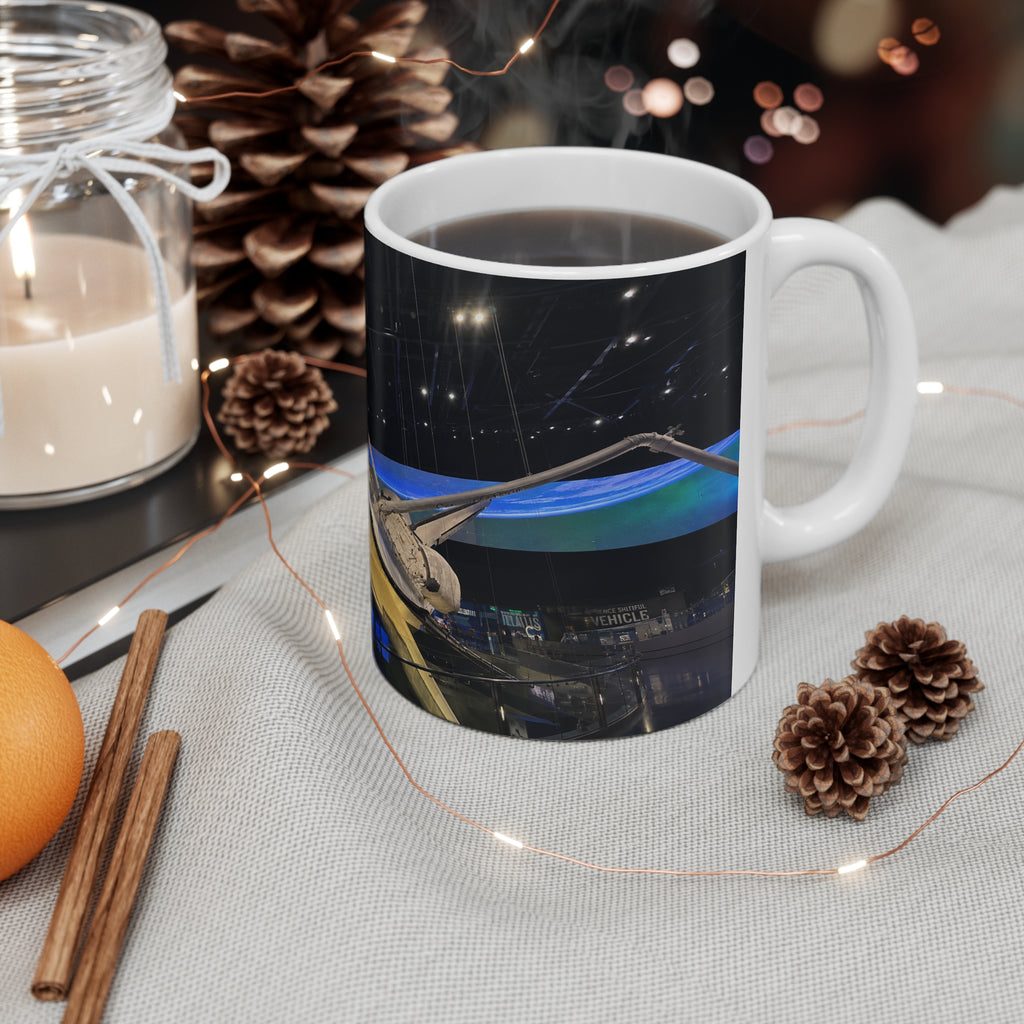 Space Shuttle Atlantis Photo Coffee Mug — NASA Spacecraft Souvenir Ceramic Cup (11oz/15oz)