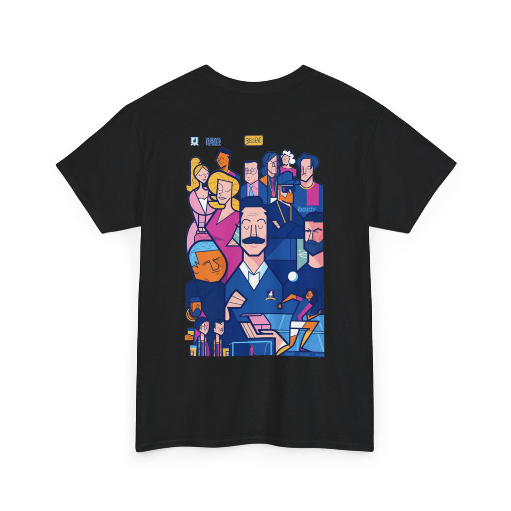 Ted Lasso Inspired Graphic Tee — Retro Team Illustration