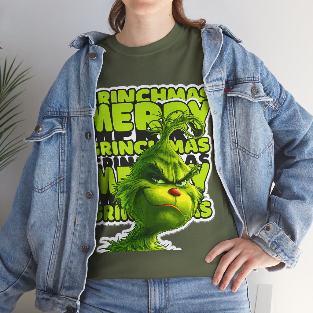 Grinchmas Merry Grinch Christmas Cotton T-Shirt / Tee