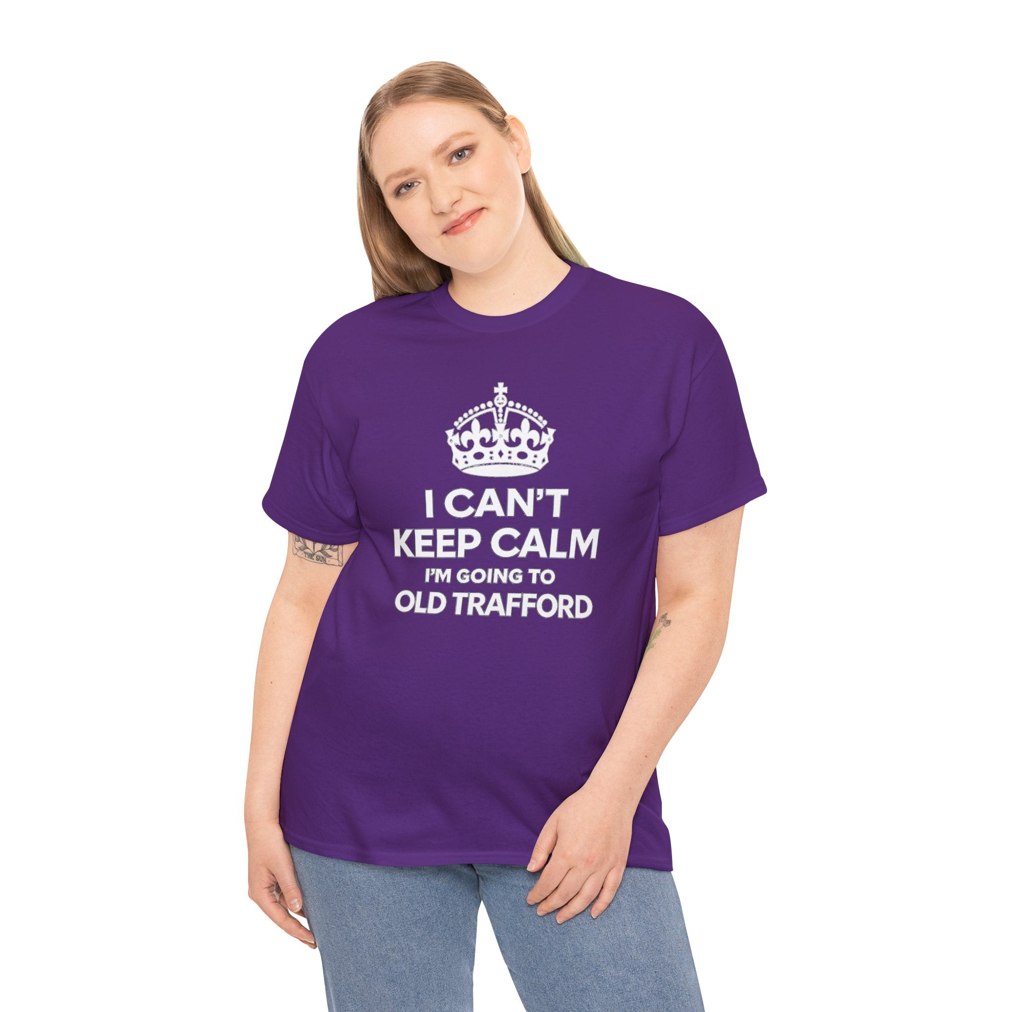Old Trafford Football T‑Shirt — "I Can't Keep Calm I'm Going to Old Trafford" Fan Tee