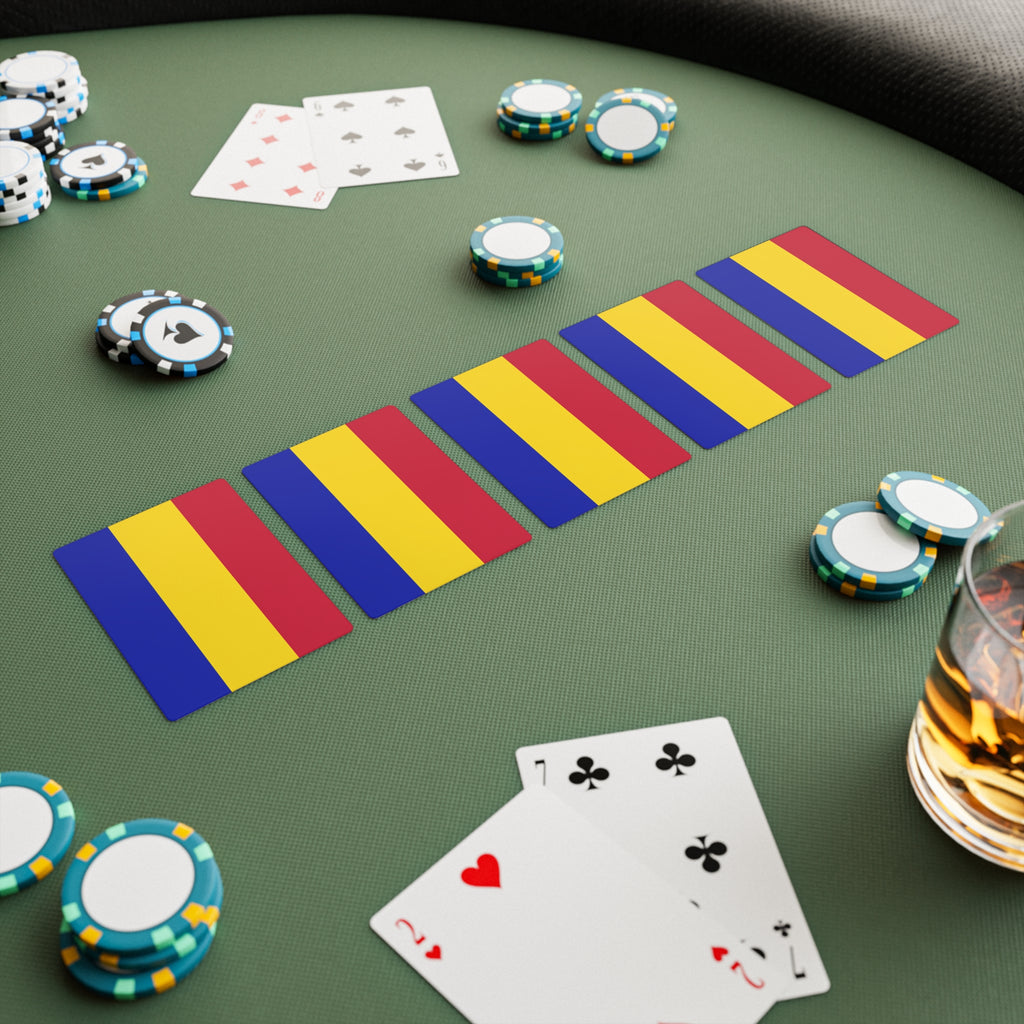 Romania Flag Playing / Poker Cards