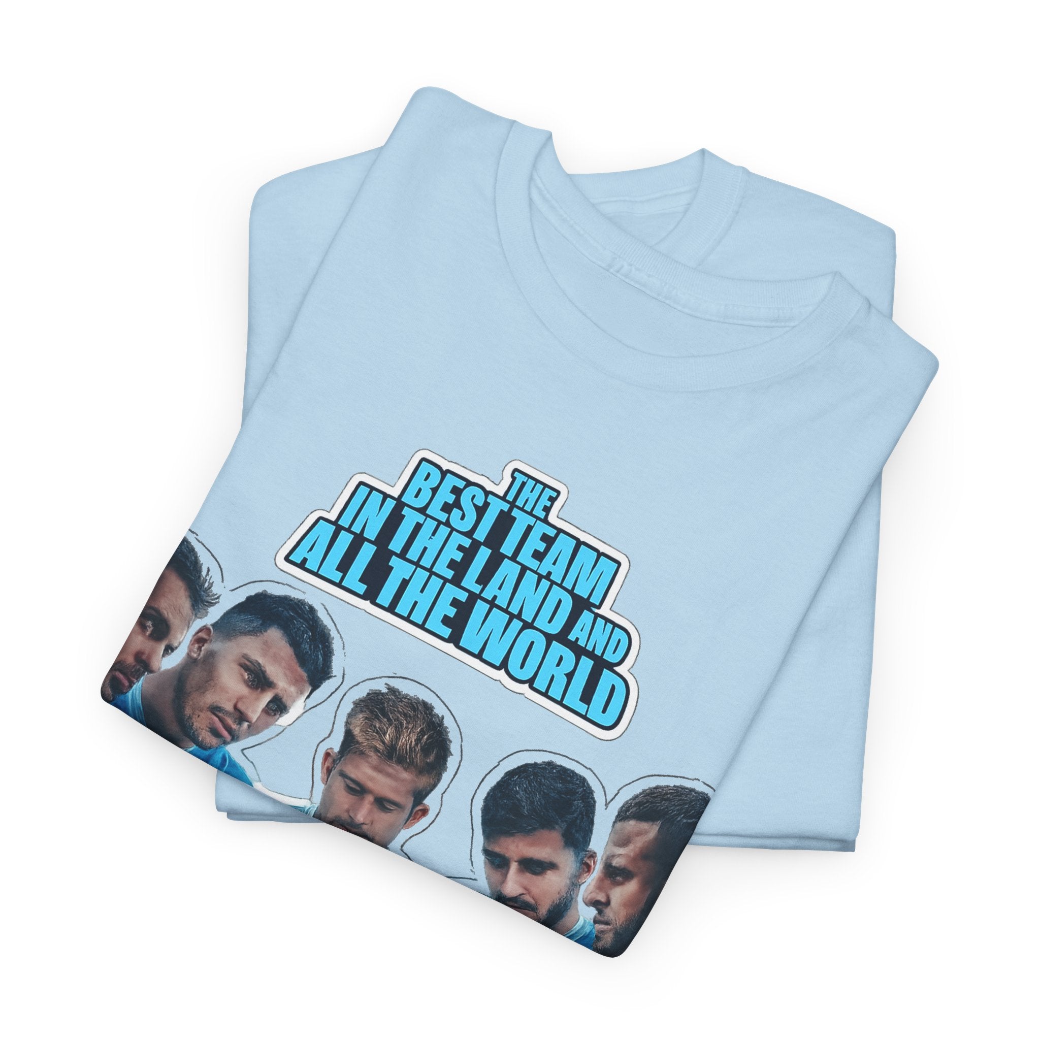 Manchester City — "Best Team in the Land and All the World" Cotton T-Shirt