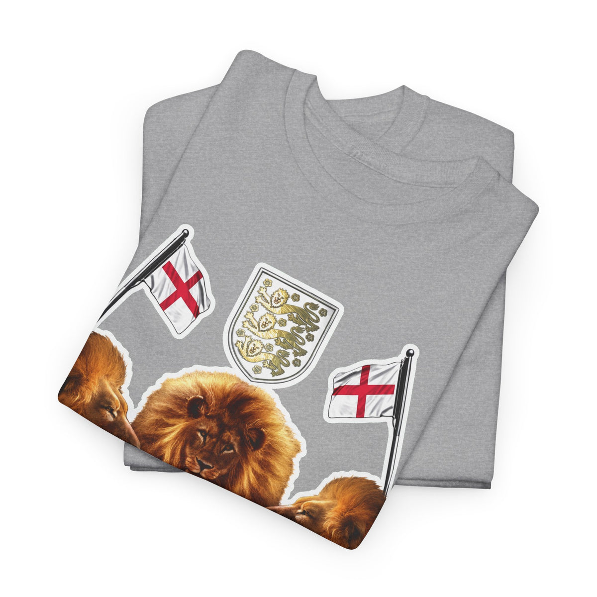 England 3 Lions Cotton Crest T-Shirt