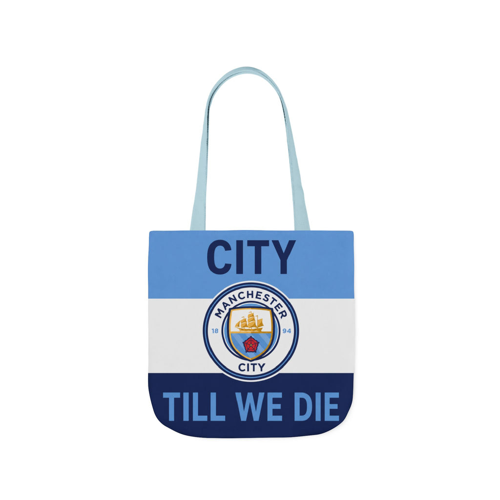 City Till We Die Unofficial Canvas Tote Bag — Manchester Football Fan Bag