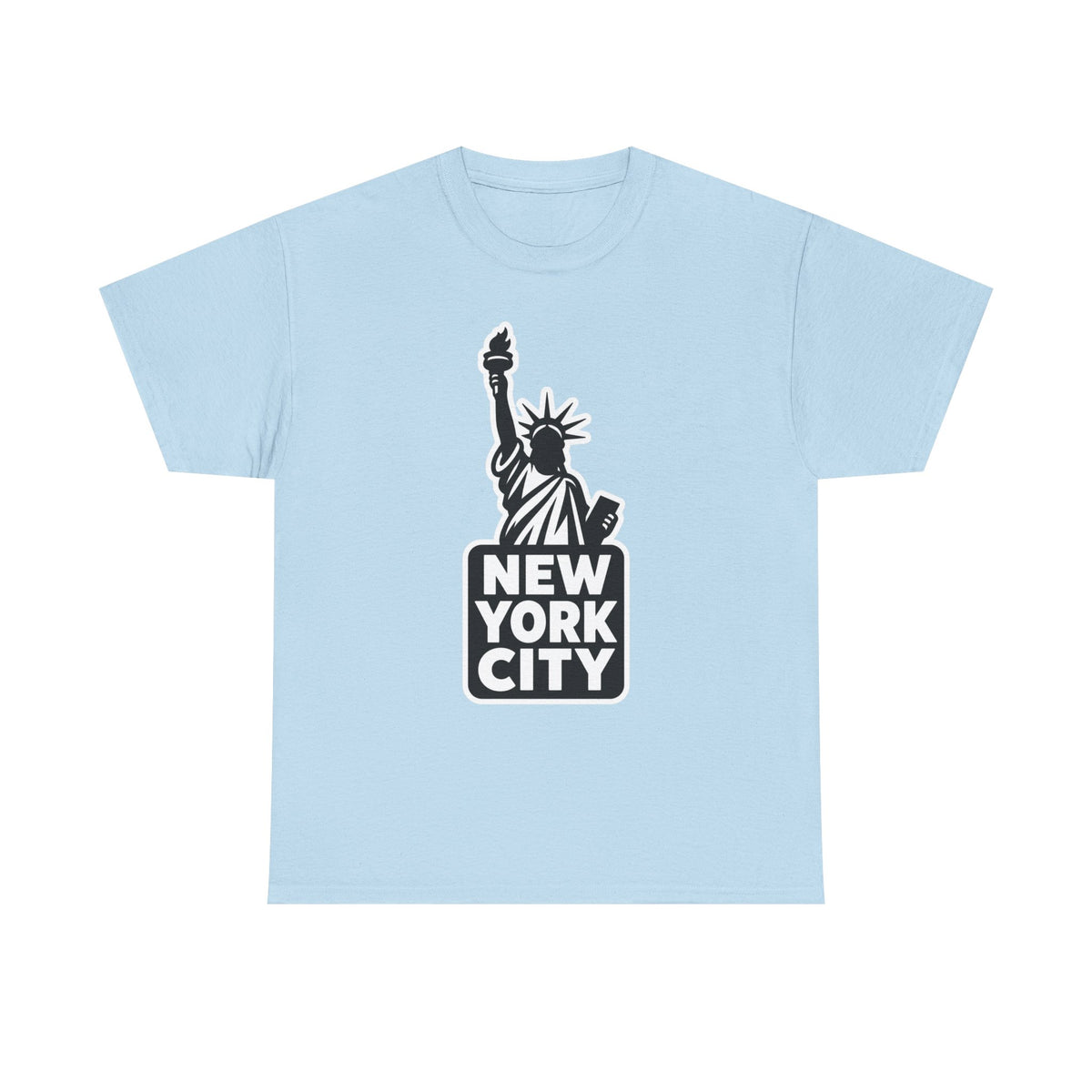 New York City Statue of Liberty Graphic Cotton T-Shirt / Tee