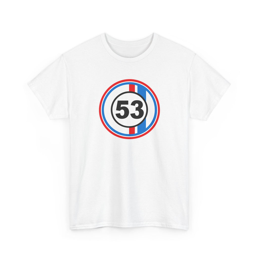 Racing Stripe Number 53 Cotton T-Shirt / Tee
