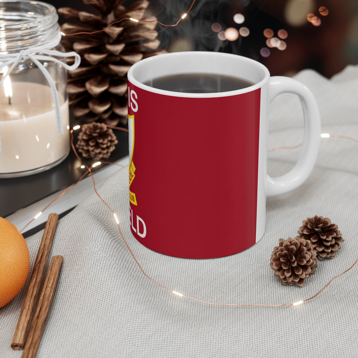 This Is Anfield Ceramic Coffee Mug — Liverpool FC Crest Red 11oz & 15oz