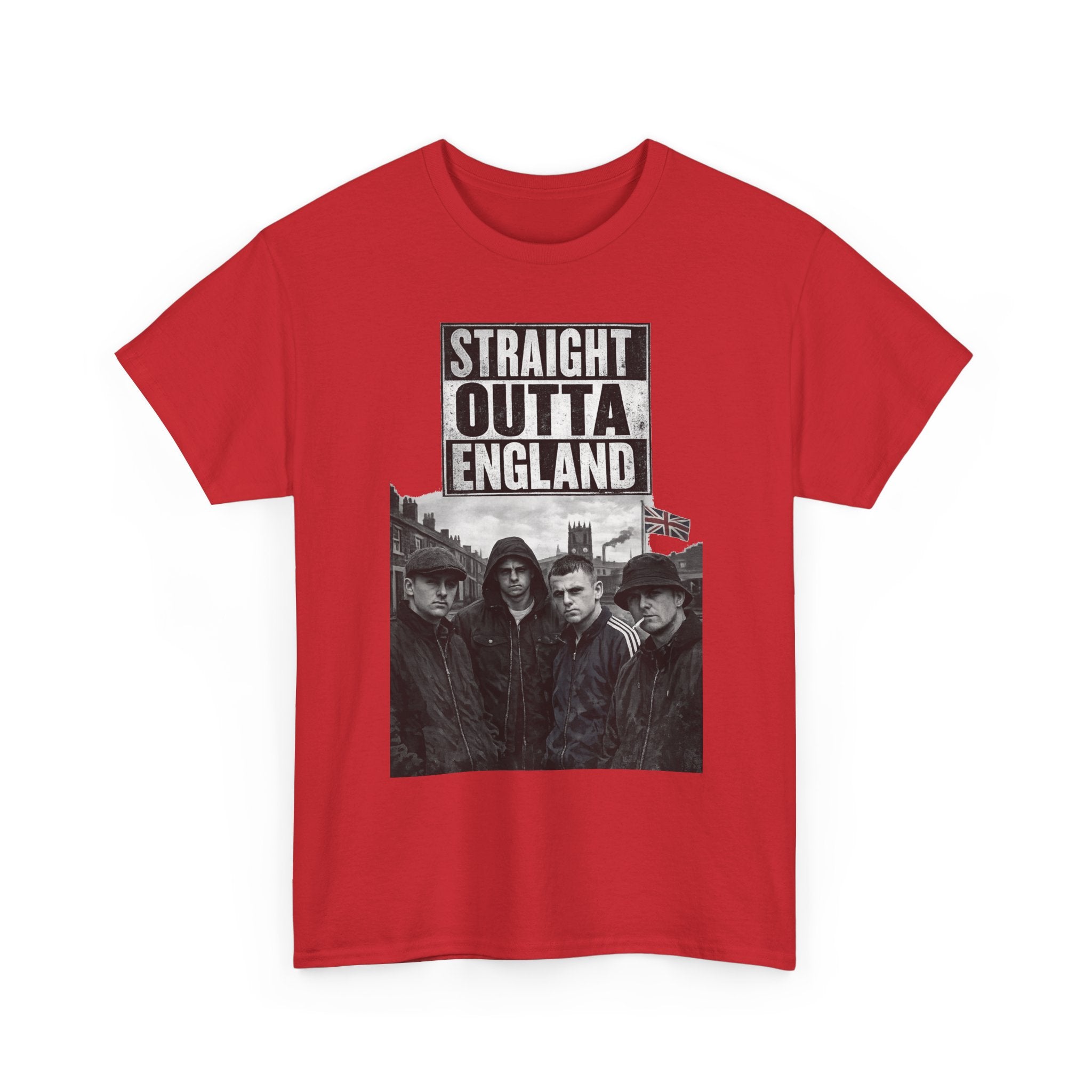 Straight Outta England T-Shirt — Retro Band Photo Tee