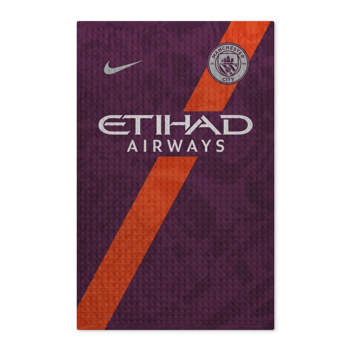 Tea Towel - Sports Jersey Waffle Weave Double-Sided Kitchen Towel (Etihad Airways Design)