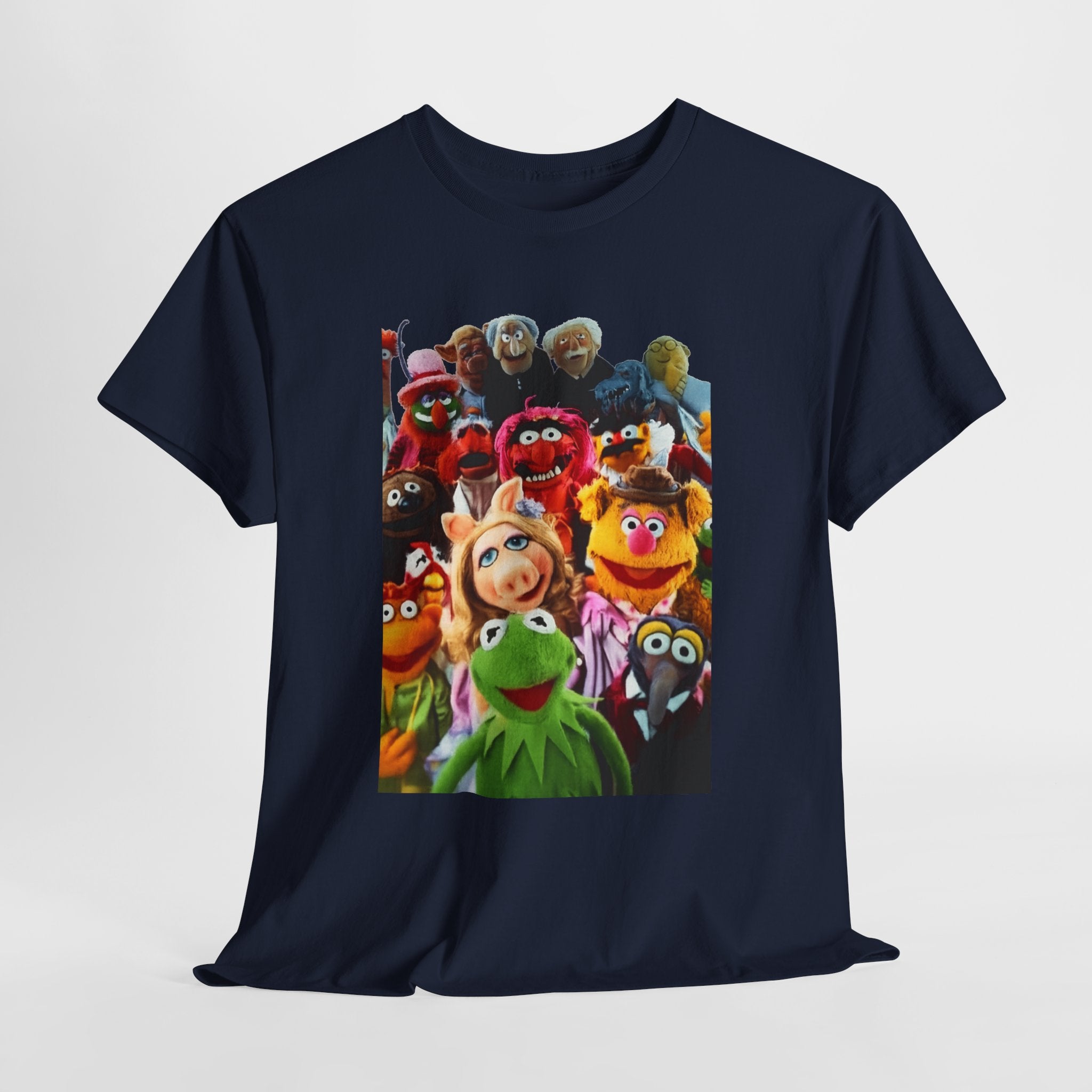 Muppets Puppet Ensemble Graphic Tee — Fun Family Cartoon Shirt