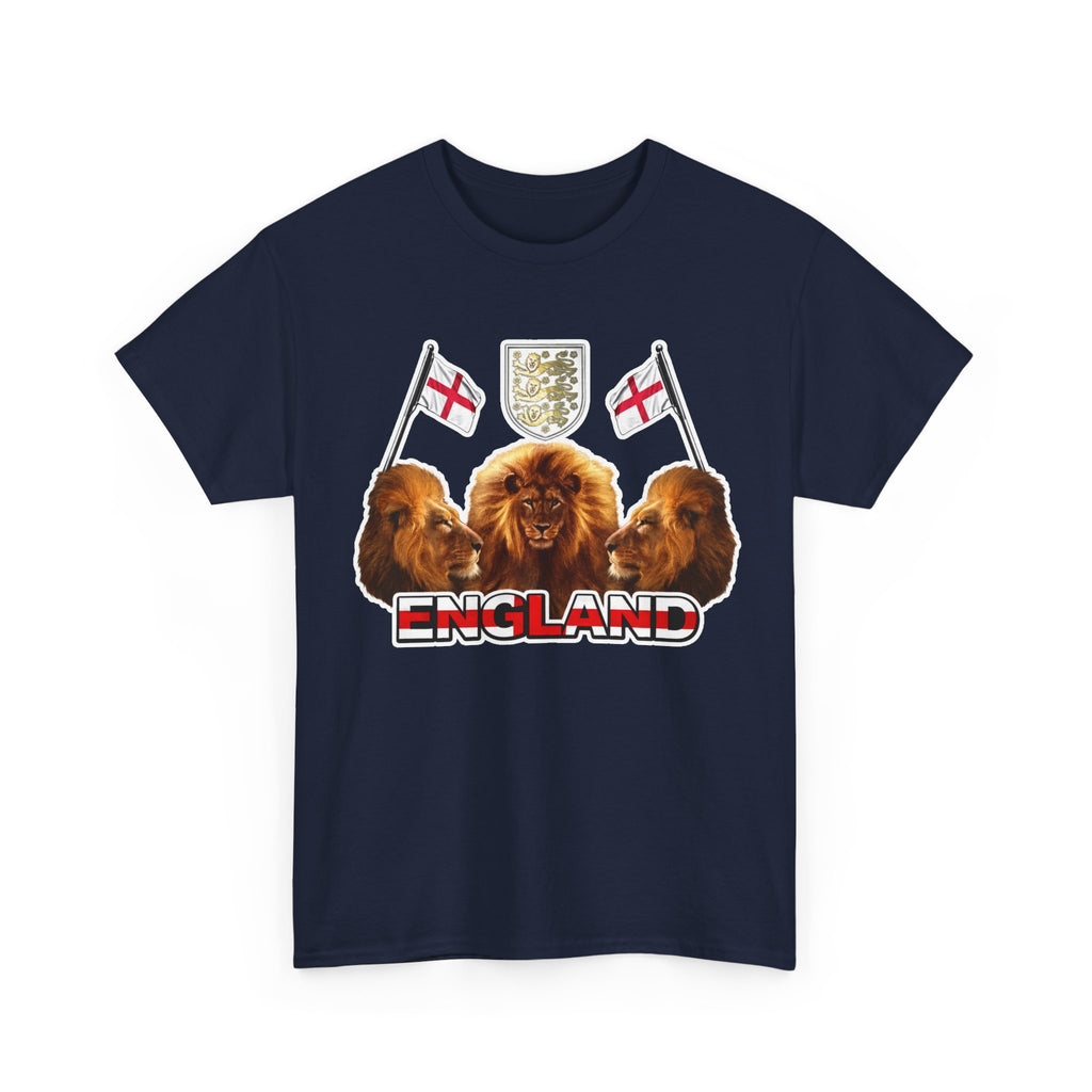 England 3 Lions Cotton Crest T-Shirt