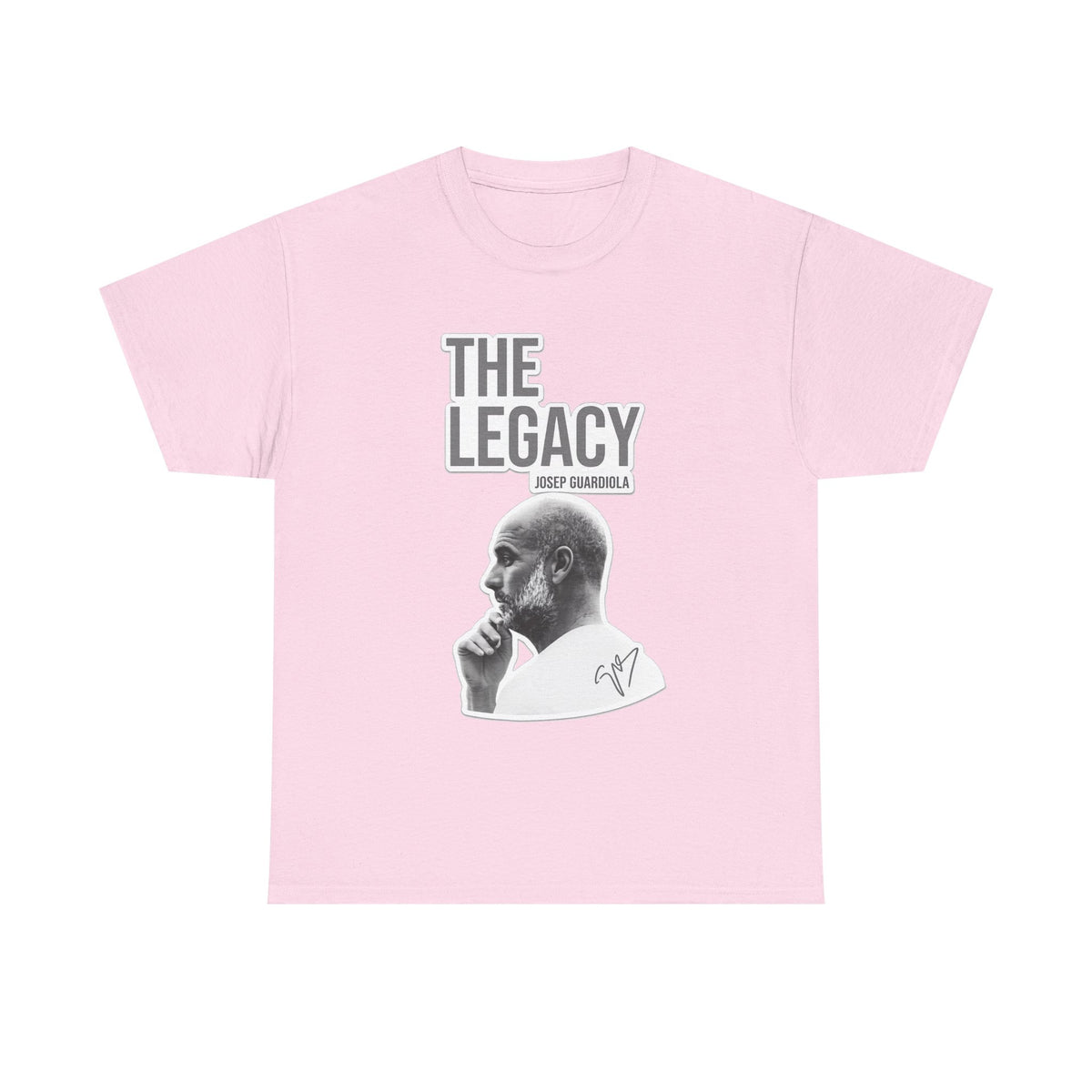 Pep Guardiola Manchester City The Legacy Tee — Inspirational Portrait Graphic T-Shirt