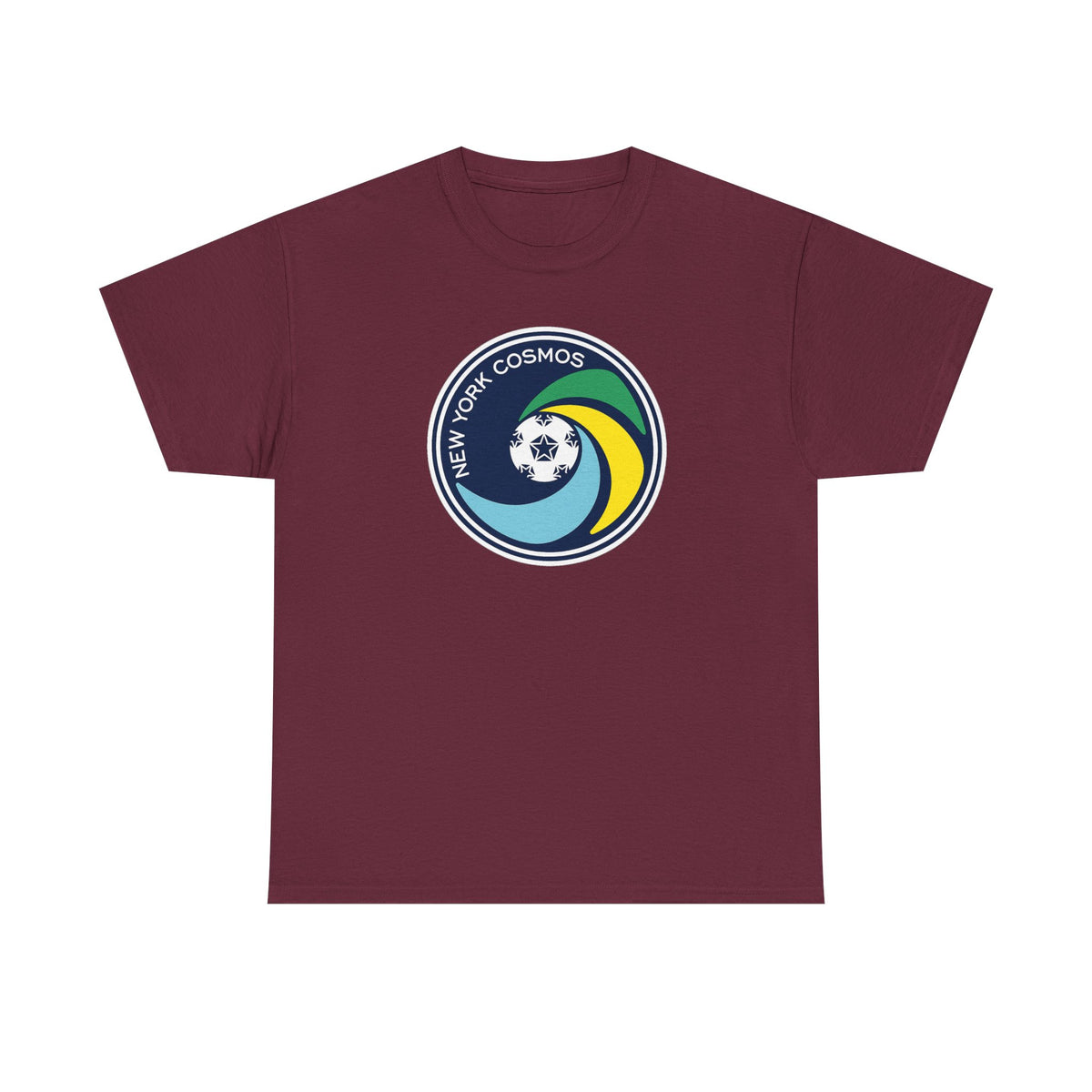 New York Cosmos Retro Logo Cotton T‑Shirt — Vintage Soccer Tee