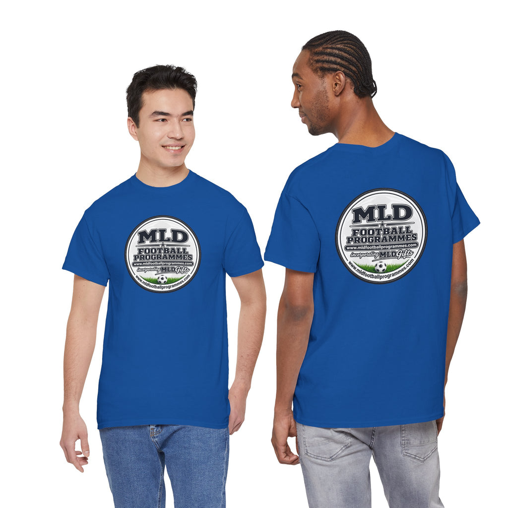 MLD Football Programmes Vintage Logo Cotton T-Shirt