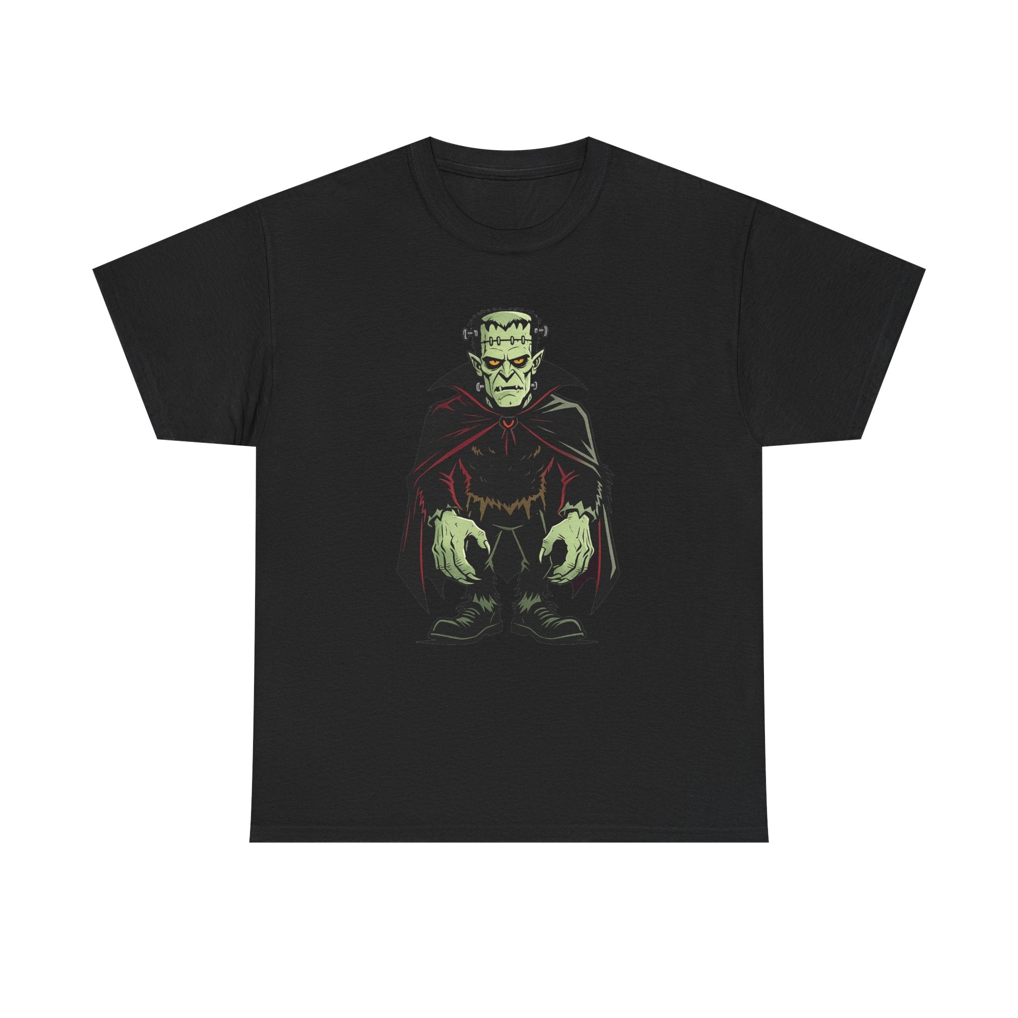 Frankenstein Monster Tee — Vintage Gothic Halloween Graphic T-Shirt
