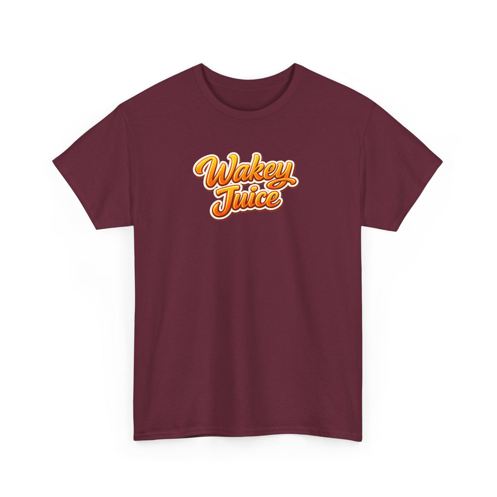 Wakey Juice T‑Shirt — Retro Orange Script Graphic Tee