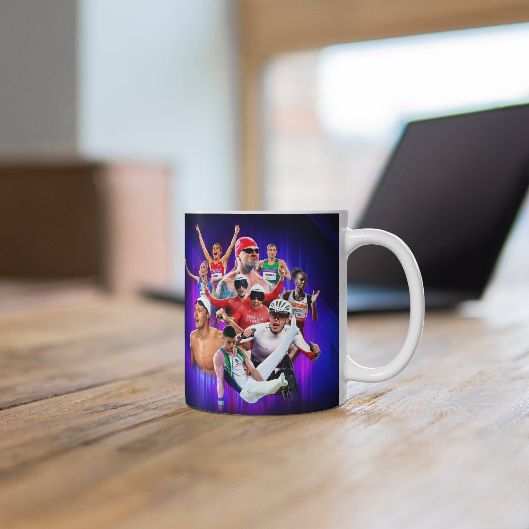 2026 Commonwealth Games Glasgow Ceramic Coffee Mug – Athlete Celebration 11oz/15oz