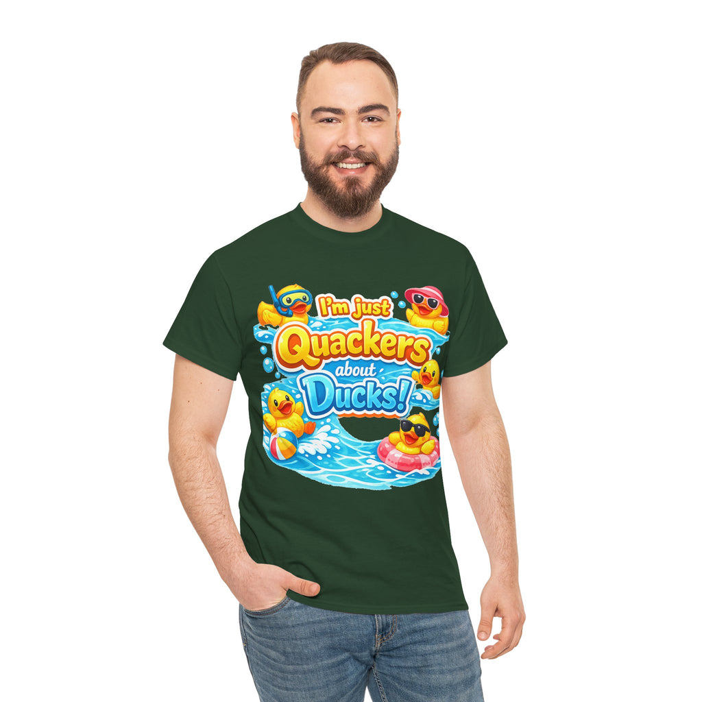 I'm Just Quackers About Ducks! Cute Rubber Duck Pool Tee