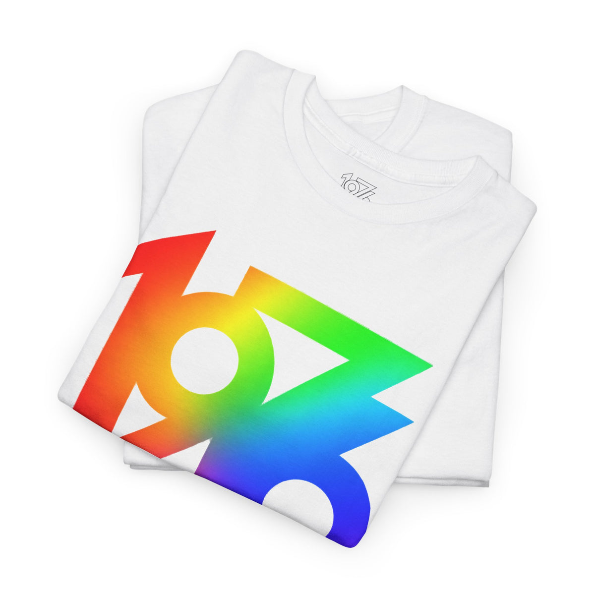 1976 Collection Rainbow Retro Tee / Cotton T-Shirt