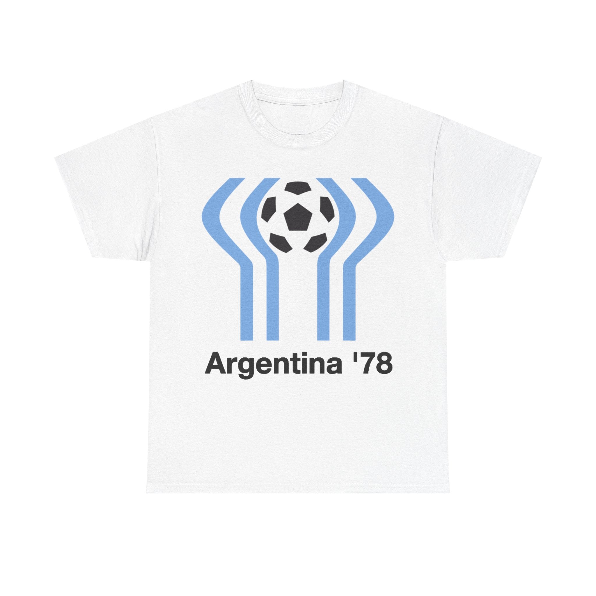 Argentina '78 Soccer T-Shirt — Retro World Cup Football Tee