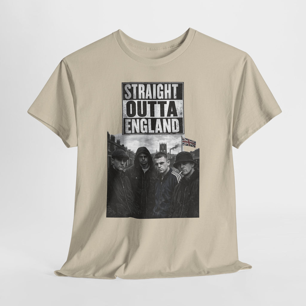 Straight Outta England T-Shirt — Retro Band Photo Tee