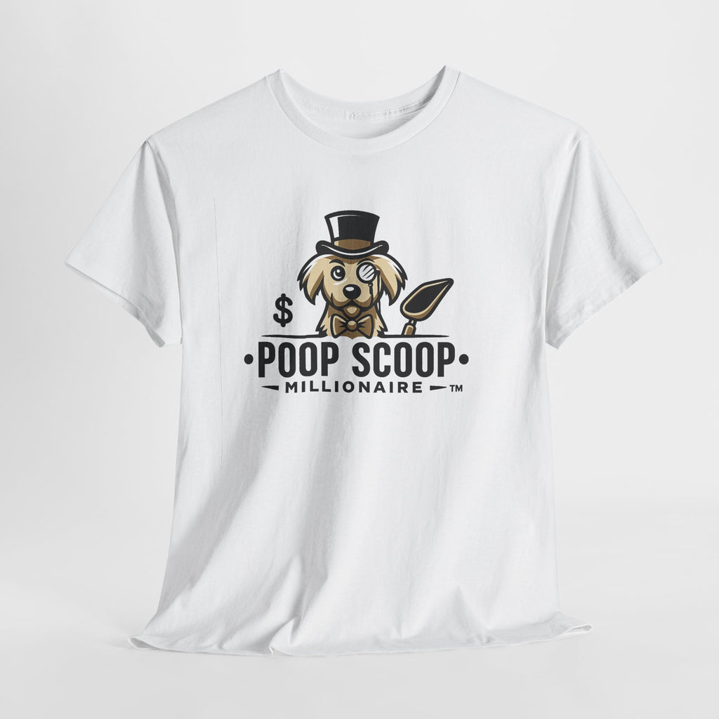 Poop Scoop Millionaire T-Shirt — Funny Dog Poop Scooping Tee
