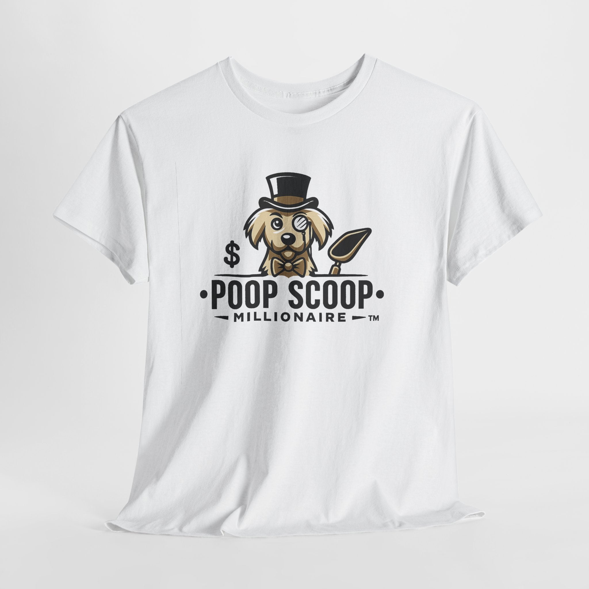 Poop Scoop Millionaire T-Shirt — Funny Dog Poop Scooping Tee