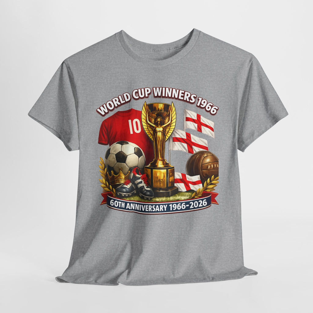 1966 World Cup Winners T‑Shirt — 60th Anniversary England Football Tribute