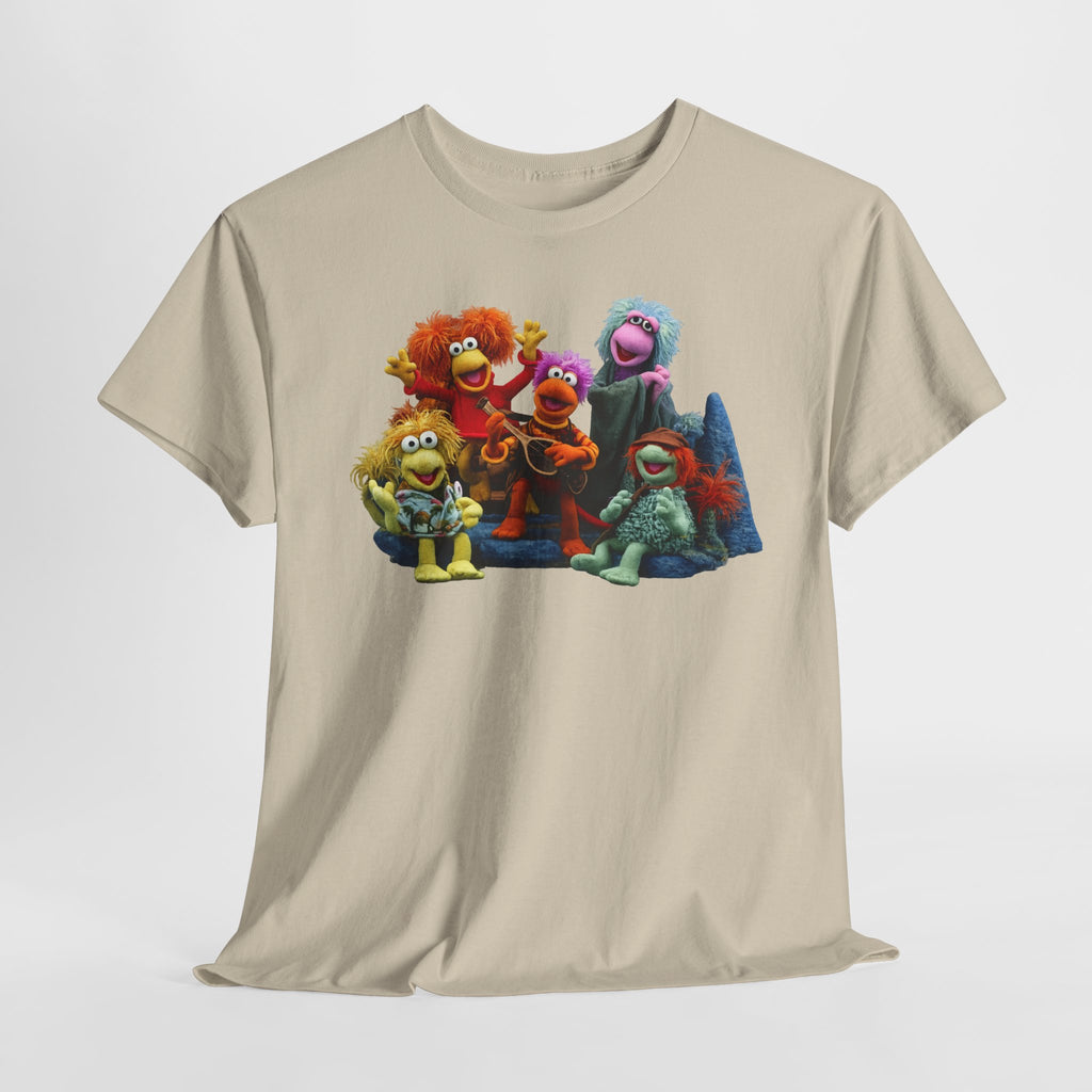 Fraggle Rock Muppet Crew Graphic Tee — Vintage Puppet Group T-Shirt