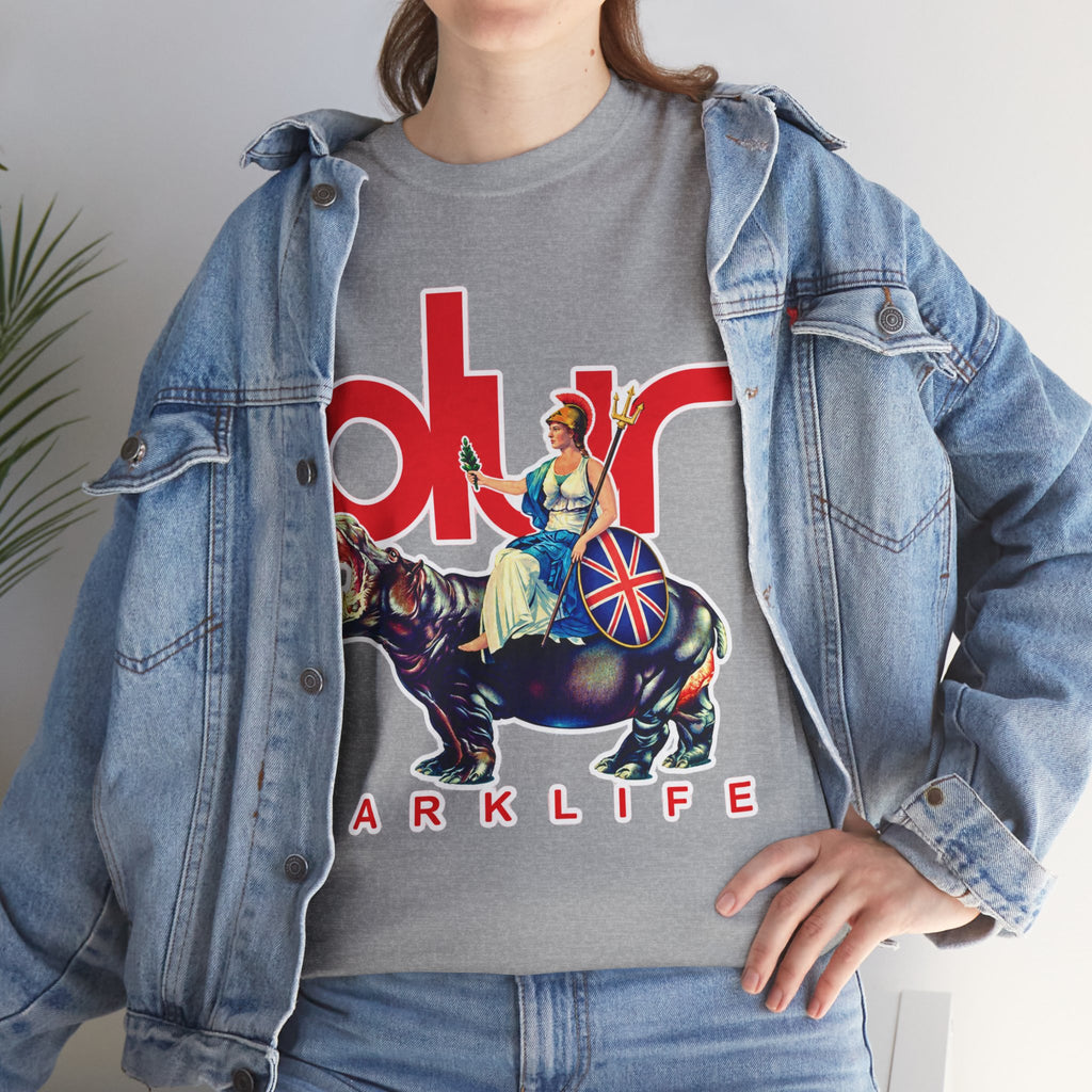 Blur PARKLIFE British Bulldog Graphic Cotton T-Shirt