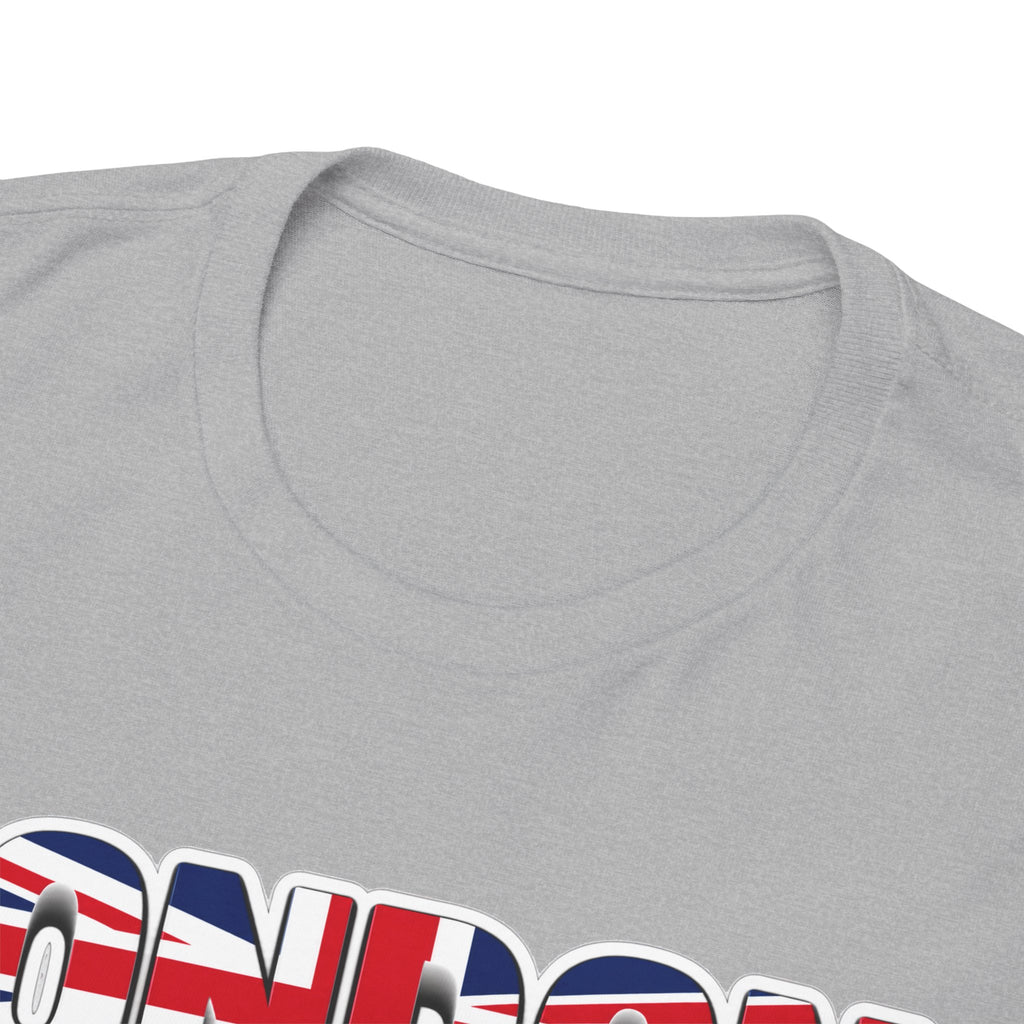 London Union Jack Graphic Tee — Bold UK Travel T-Shirt