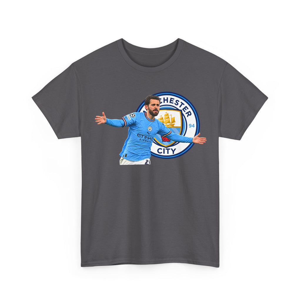 Bernardo Silva Manchester City Football Club Graphic Tee — Celebratory Player Design