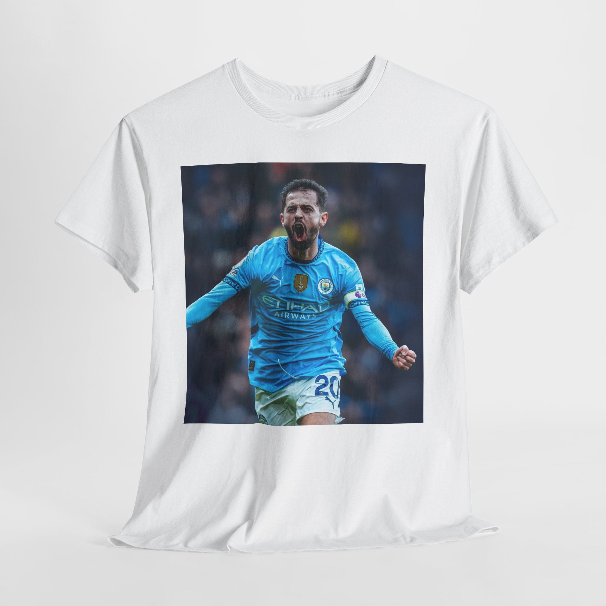 Bernardo Silva Tribute Tee – Inspirational Letter & Celebrating Goal Moment