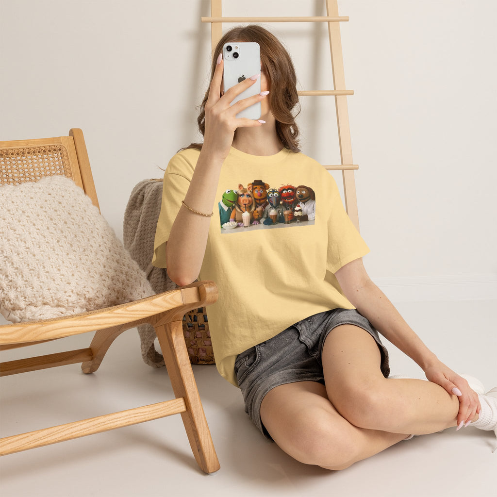 Muppet Cast Retro Poster Cotton T-Shirt
