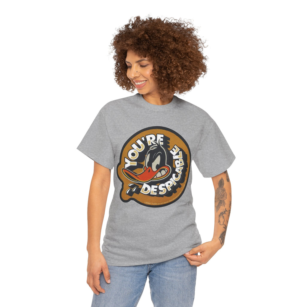 Vintage Daffy Duck Graphic Tee — “You're Despicable” Retro Cartoon Shirt