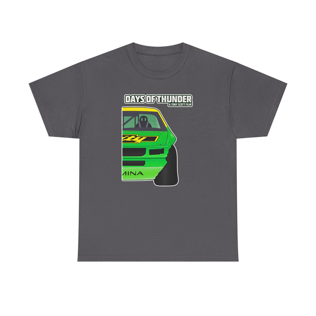 Days of Thunder Racing Car T‑Shirt — Retro Green Muscle Car Tee