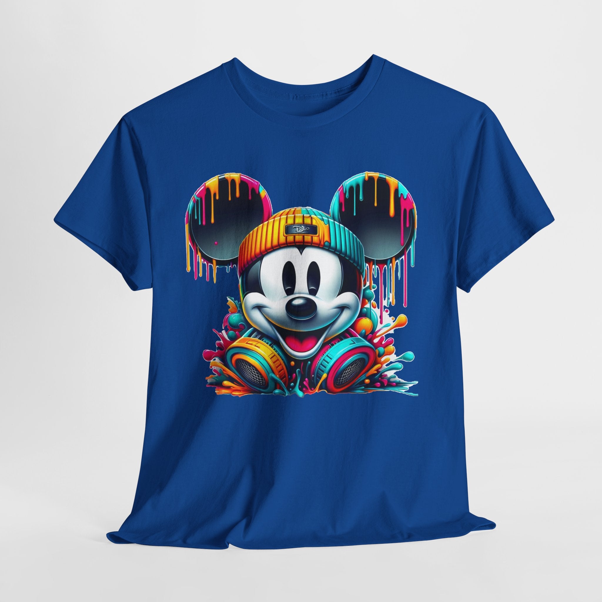 Mickey Graphic Tee — Colorful Street Art Mouse Character T-Shirt