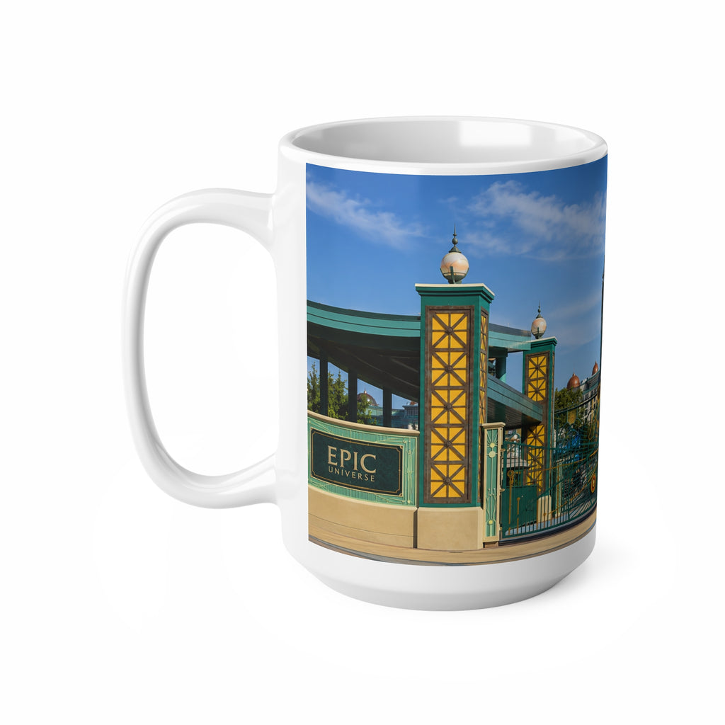 Epic Universe Gateway Ceramic Coffee Mug – 11oz & 15oz