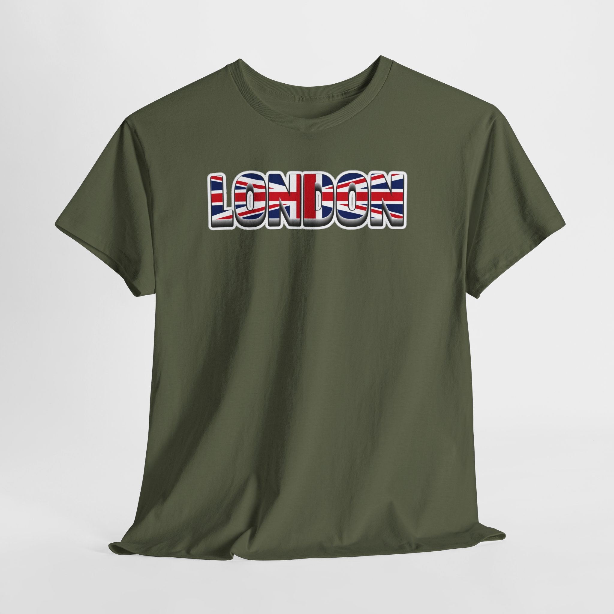 London Union Jack Graphic Tee — Bold UK Travel T-Shirt