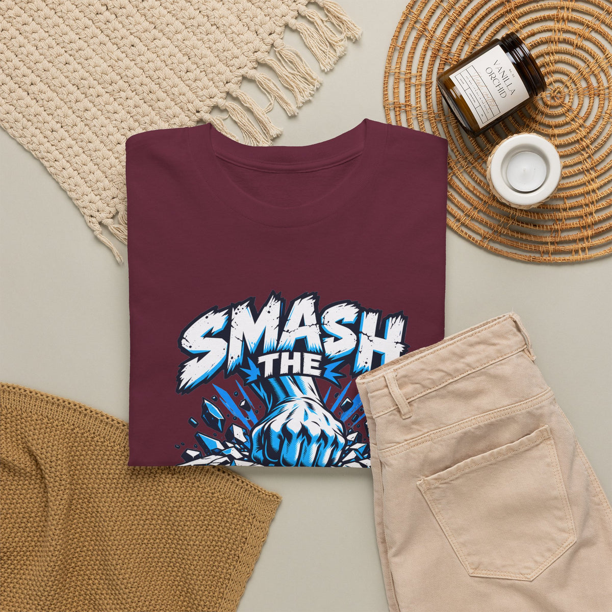 Smash the Red Cartel Unisex Heavy Cotton T-Shirt / Tee