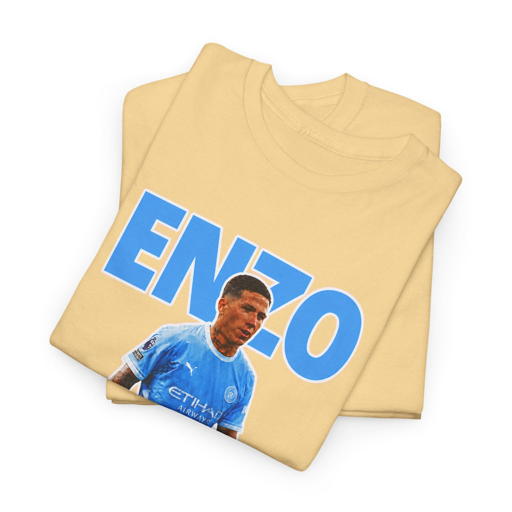 Enzo Fernandez Manchester City Inspired Cotton T-Shirt